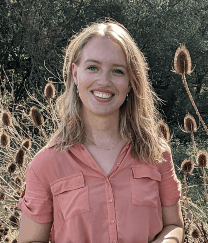 Student geeft feedback op lesgeven Chris over natuurlijke tuinen ontwerpen